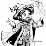 Young Sorcerer’s Adventure Coloring Pages 2