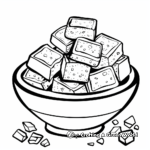 Yummy White Chocolate Coloring Pages 3
