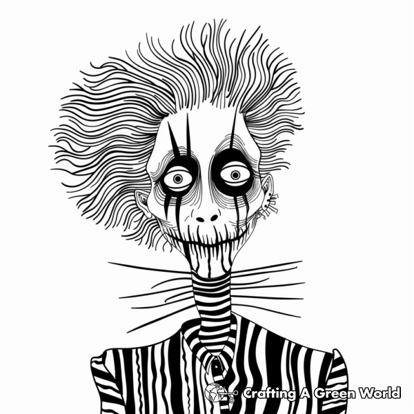 Beetlejuice Coloring Pages - Free &amp; Printable!
