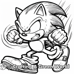 Super Sonic Movie Coloring Pages - Free & Printable!