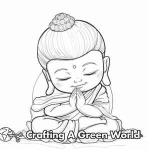 Buddha Coloring Pages - Free &amp; Printable!