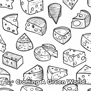 Cheese Coloring Pages - Free & Printable!
