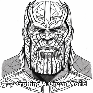 Thanos Coloring Pages - Free &amp; Printable!