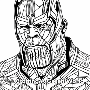 Thanos Coloring Pages - Free &amp; Printable!