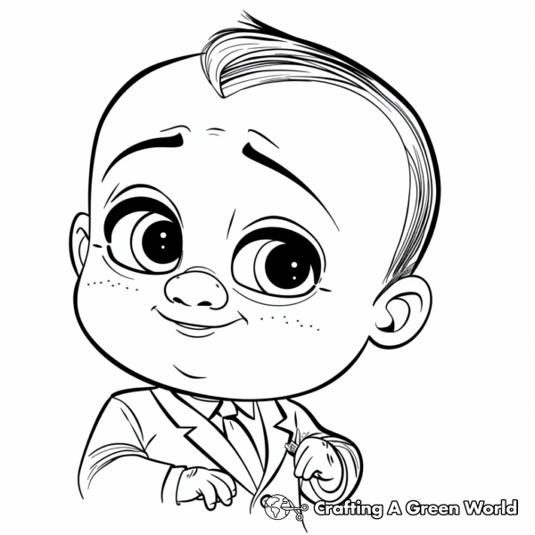 Boss Baby Coloring Pages Free Printable 