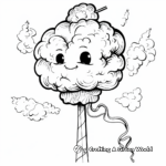 Adorable Cotton Candy Coloring Pages 3