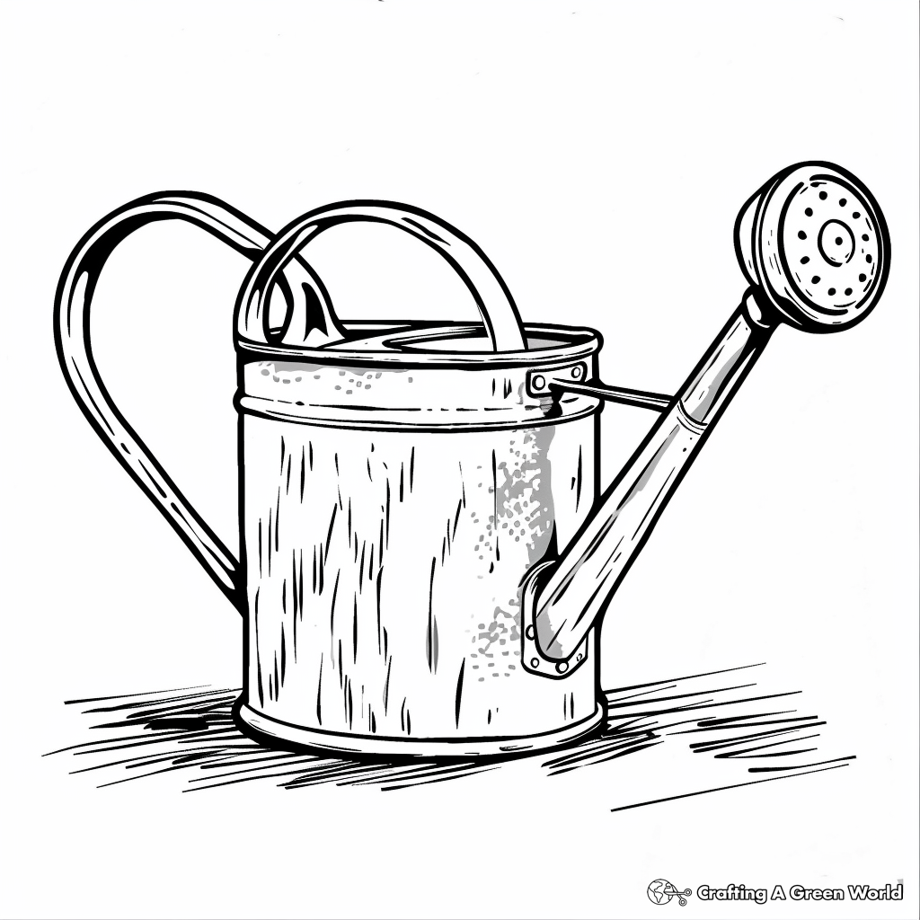 Water Can Coloring Pages 2025 