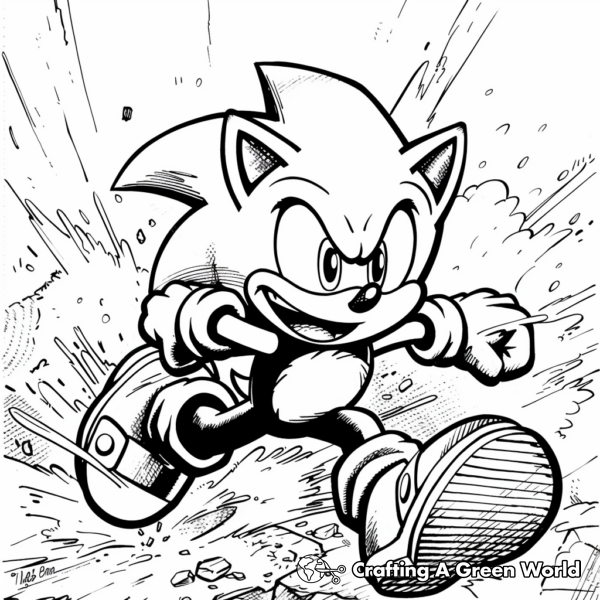 Super Sonic 2 Coloring Pages - Free & Printable!