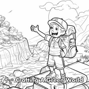 Staycation Coloring Vacation Coloring Pages - Free & Printable!