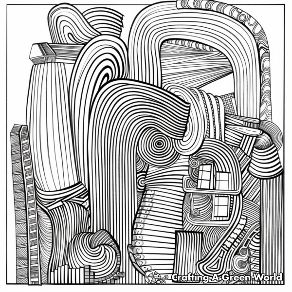 Doodle For Adults Coloring Pages - Free & Printable!