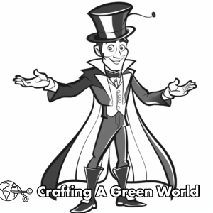 Magician Coloring Pages - Free &amp; Printable!