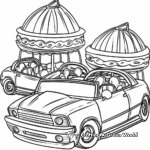 Appealing Bumper Cars Coloring Pages 2