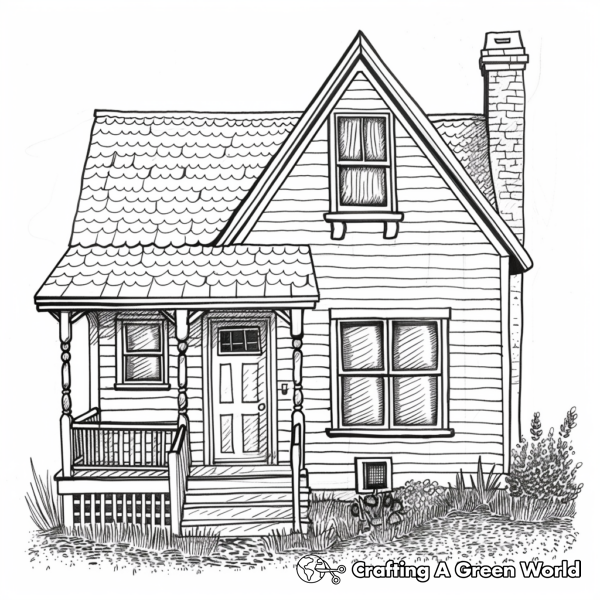 Little House On The Prairie Coloring Pages - Free &amp; Printable!