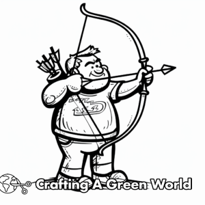 Bow And Arrow Coloring Pages - Free &amp; Printable!