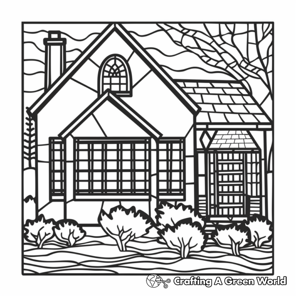 Schoolhouse Coloring Pages - Free & Printable!