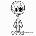 Artistic Squidward Coloring Pages for Art Lovers 3