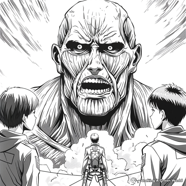 Attack On Titan Coloring Pages - Free &amp; Printable!