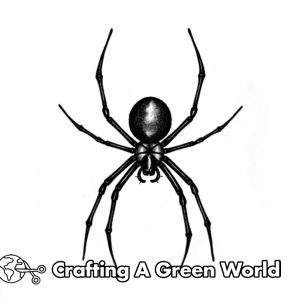 Black Widow Coloring Pages - Free &amp; Printable!