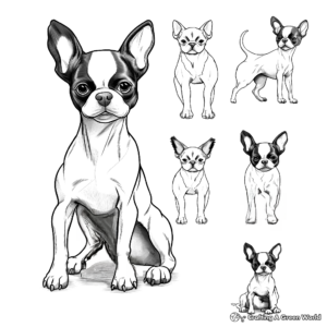 Boston Terrier Coloring Pages - Free &amp; Printable!
