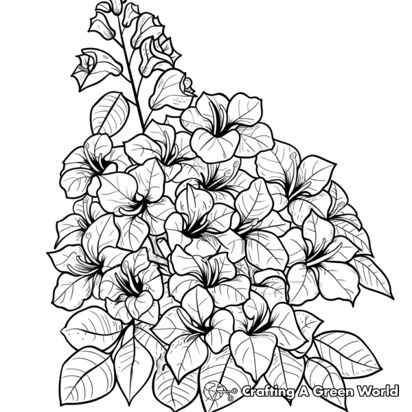 Tropical Flowers Coloring Pages - Free &amp; Printable!