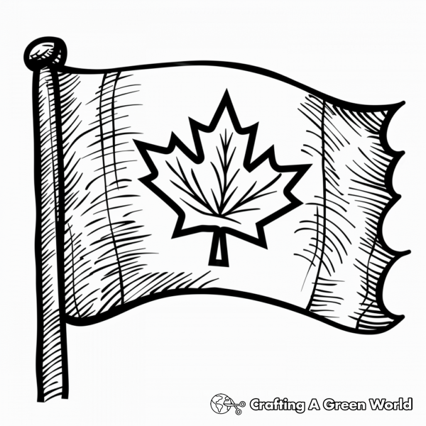 Canada Flag Coloring Pages For Kids Canada Flag Coloring Pages For Kids