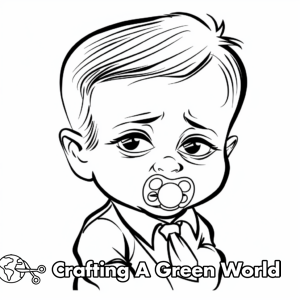 Boss Baby Coloring Pages - Free &amp; Printable!