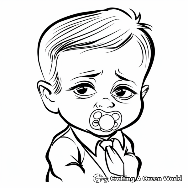 Boss Baby Coloring Pages - Free &amp; Printable!