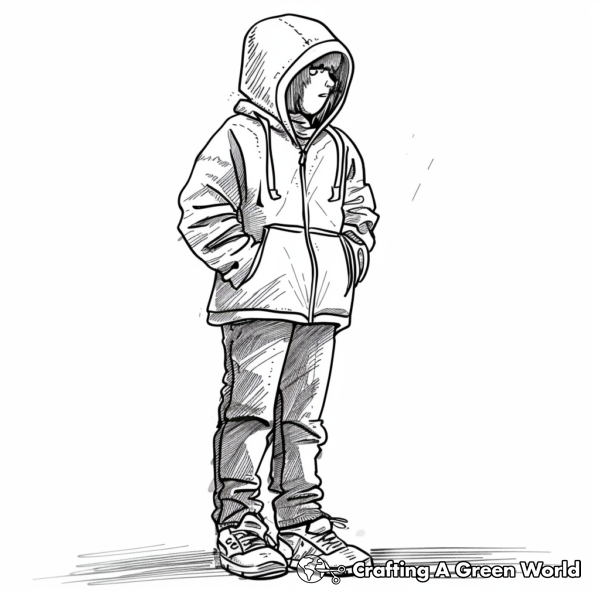 Winter Clothes Coloring Pages - Free &amp; Printable!