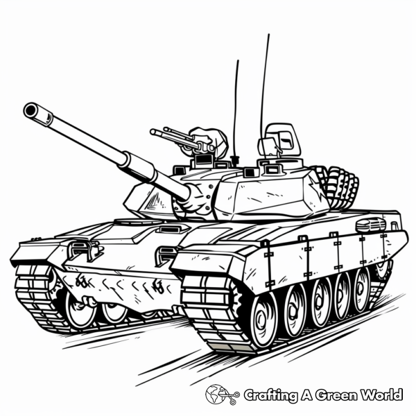 Realistic Army Coloring Pages - Free &amp; Printable!