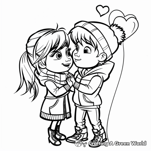 Valentines Day Disney Coloring Pages - Free & Printable!