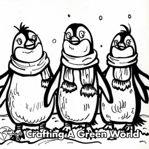 North Pole Coloring Pages - Free &amp; Printable!