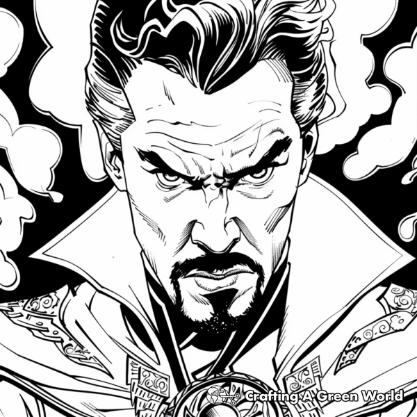Doctor Strange Coloring Pages - Free &amp; Printable!
