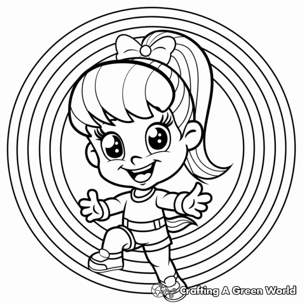 Classic Rainbow Brite & Twink Coloring Pages 1