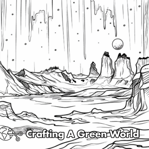 North Pole Coloring Pages - Free &amp; Printable!