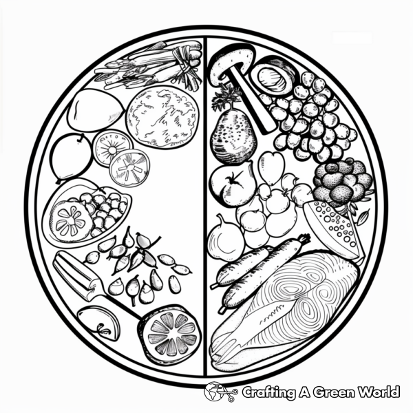 Myplate Coloring Pages Free & Printable!