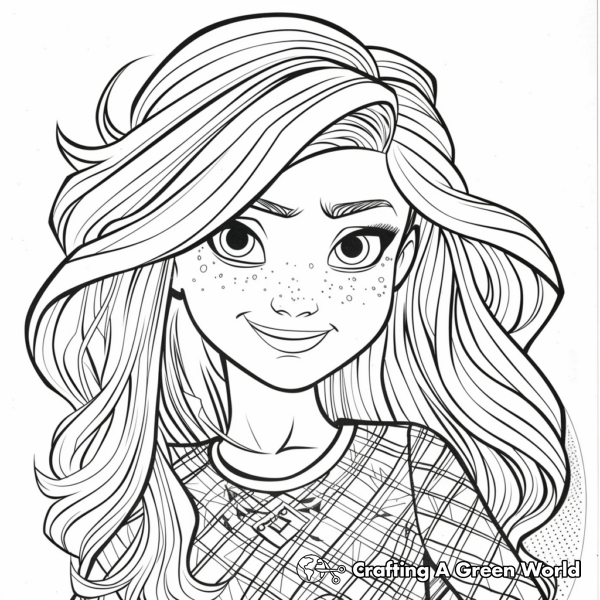 Descendants 3 Coloring Pages - Free &amp; Printable!