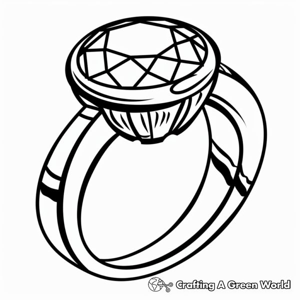 Ring Coloring Pages Free Printable 