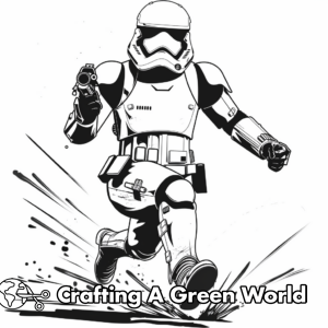 Storm Trooper Coloring Pages - Free &amp; Printable!