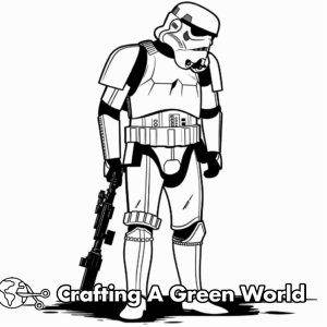 Storm Trooper Coloring Pages - Free &amp; Printable!