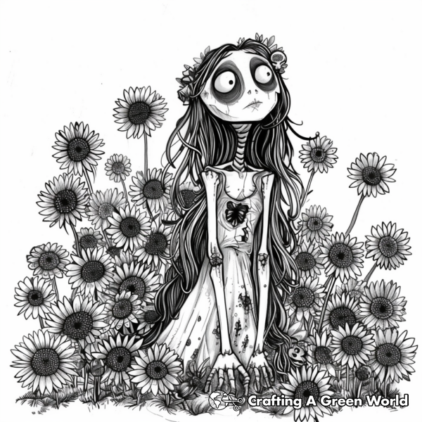 Corpse Bride Coloring Pages - Free & Printable!