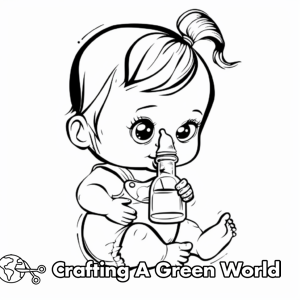 Baby Doll Coloring Pages - Free &amp; Printable!