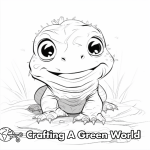 Gekko Coloring Pages - Free &amp; Printable!
