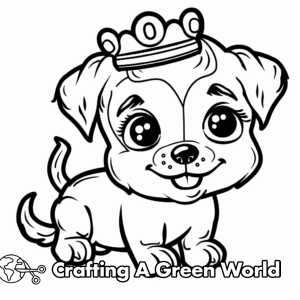 Palace Pets Coloring Pages - Free &amp; Printable!