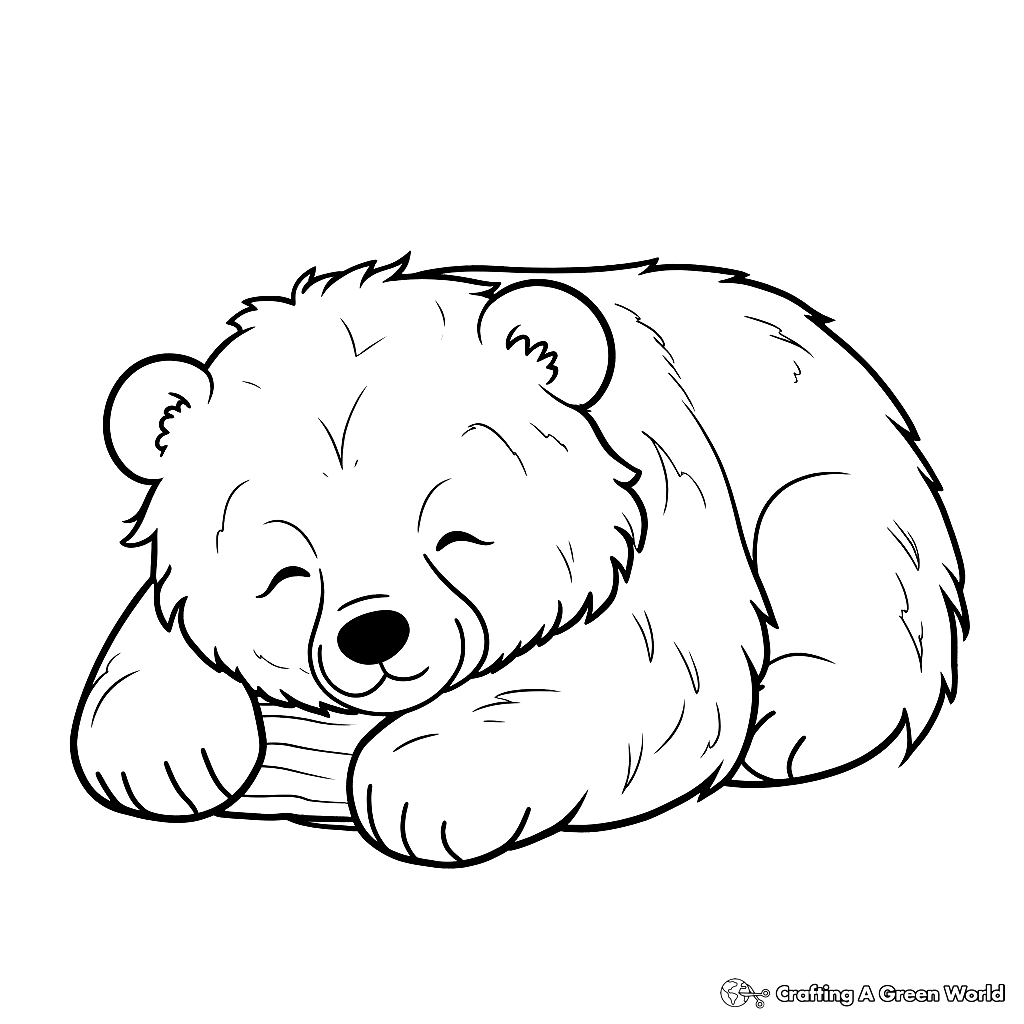 Cute Grizzly Bear Coloring Pages A Grizzly Bear Coloring Page Is