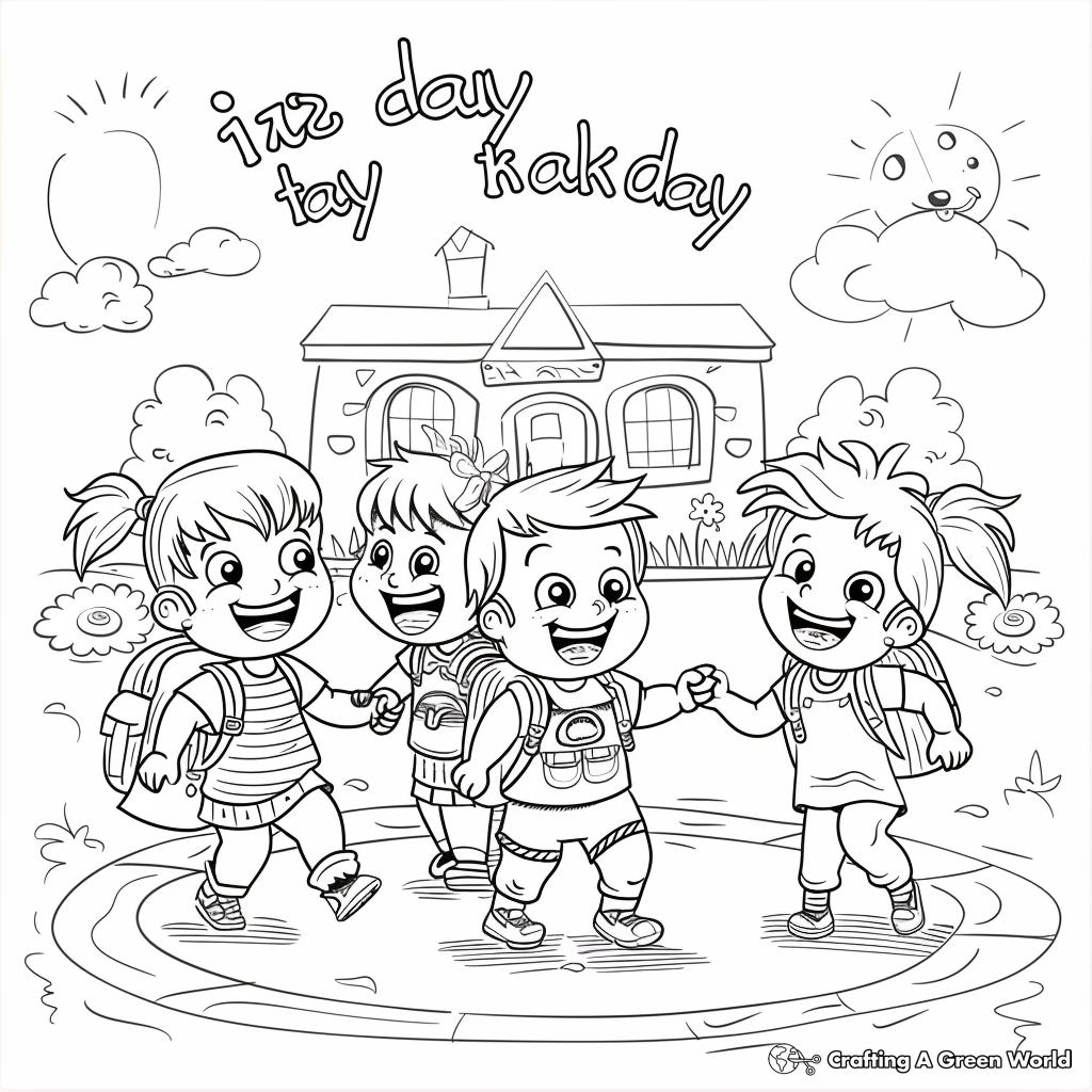 Kindergarten School Coloring Pages Last Day Of Kindergarten School Kindergarten School Coloring Pages Last Day Of Kindergarten School