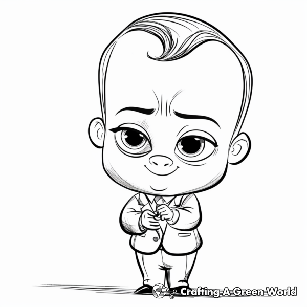 Boss Baby Coloring Pages - Free &amp; Printable!