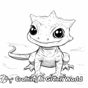 Gekko Coloring Pages - Free &amp; Printable!
