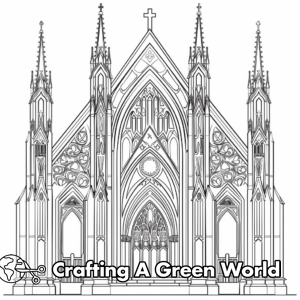 Gothic Coloring Pages - Free &amp; Printable!