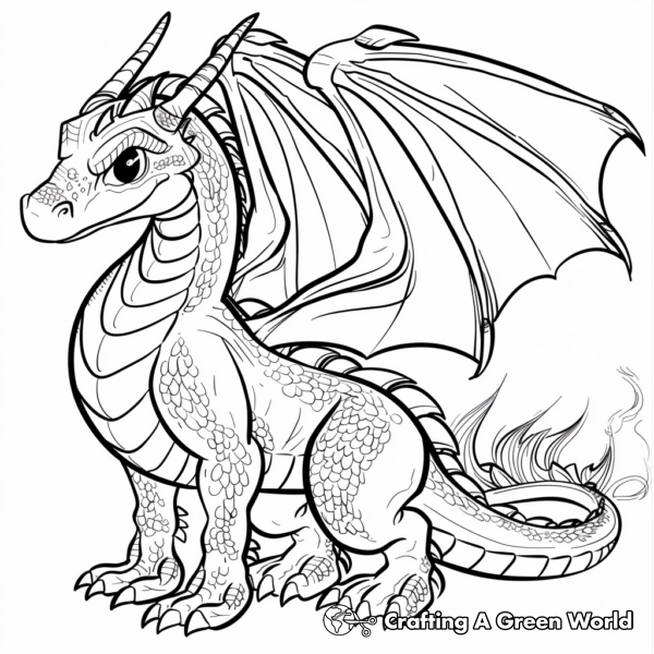 Icewing Colorable Icewing Coloring Pages - Free & Printable!