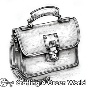 Purse Coloring Pages - Free &amp; Printable!